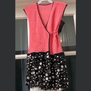 Girl’s Hand Crocheted Wrap Dress